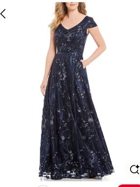 Alex Evenings - Cap Sleeve Ball Gown - Size 14